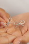 Heliophilia Silver Pendientes de Metal Plateado